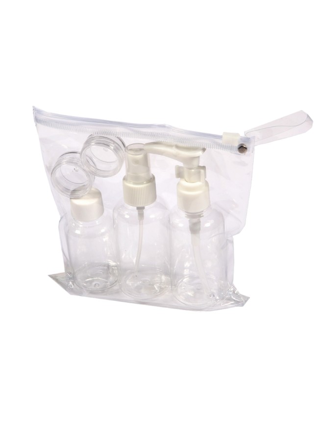 Ro-Ro Accessories Σετ Ταξιδίου  5 τμχ Λευκό (TL153)