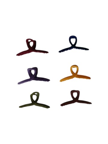  Ro-Ro Accessories Kλάμερ μαλλιών βελούδο Χρώμα 10 cm (02-0133)