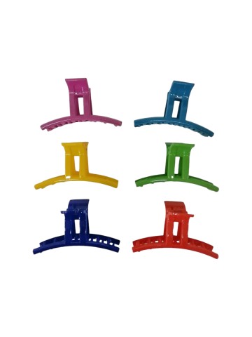 Ro-Ro Accessories Κλάμερ Μαλλιών Χρώμα Glitter 8.5cm (02-0190)