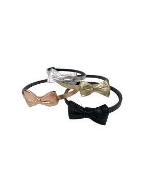 Ro-Ro Accessories Παιδική στέκα μαλλιών με φιόγκο σε μεταλλικά χρώματα (18-0158)