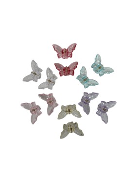 Ro-Ro Accessories Παιδικό Kλάμερ Mαλλιών Πεταλούδα Σετ 2 τεμ 4.5cm (16-0177)