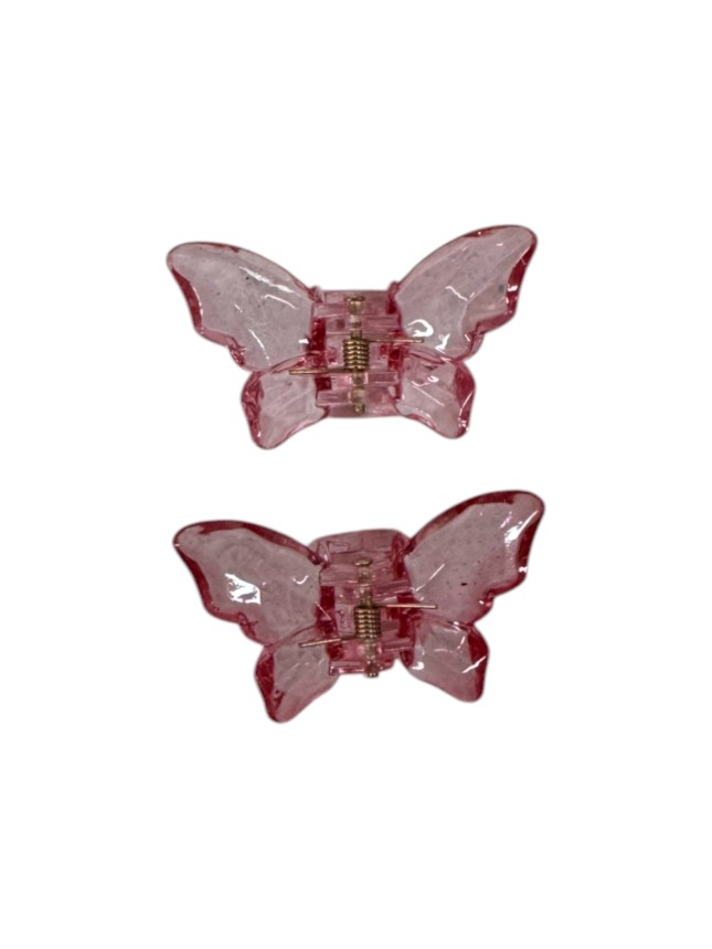 Ro-Ro Accessories Παιδικό Kλάμερ Mαλλιών Πεταλούδα Σετ 2 τεμ 4.5cm (16-0177)
