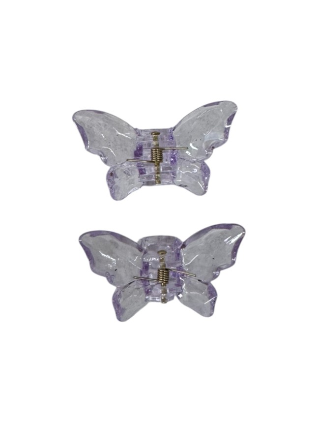Ro-Ro Accessories Παιδικό Kλάμερ Mαλλιών Πεταλούδα Σετ 2 τεμ 4.5cm (16-0177)
