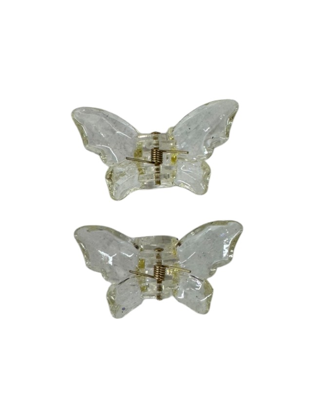 Ro-Ro Accessories Παιδικό Kλάμερ Mαλλιών Πεταλούδα Σετ 2 τεμ 4.5cm (16-0177)