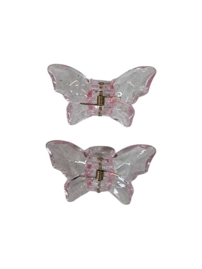 Ro-Ro Accessories Παιδικό Kλάμερ Mαλλιών Πεταλούδα Σετ 2 τεμ 4.5cm (16-0177)
