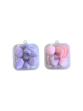 Ro-Ro Accessories Σφουγγαράκια μακιγιάζ blending σετ 9τμχ σε κουτί (SP237)