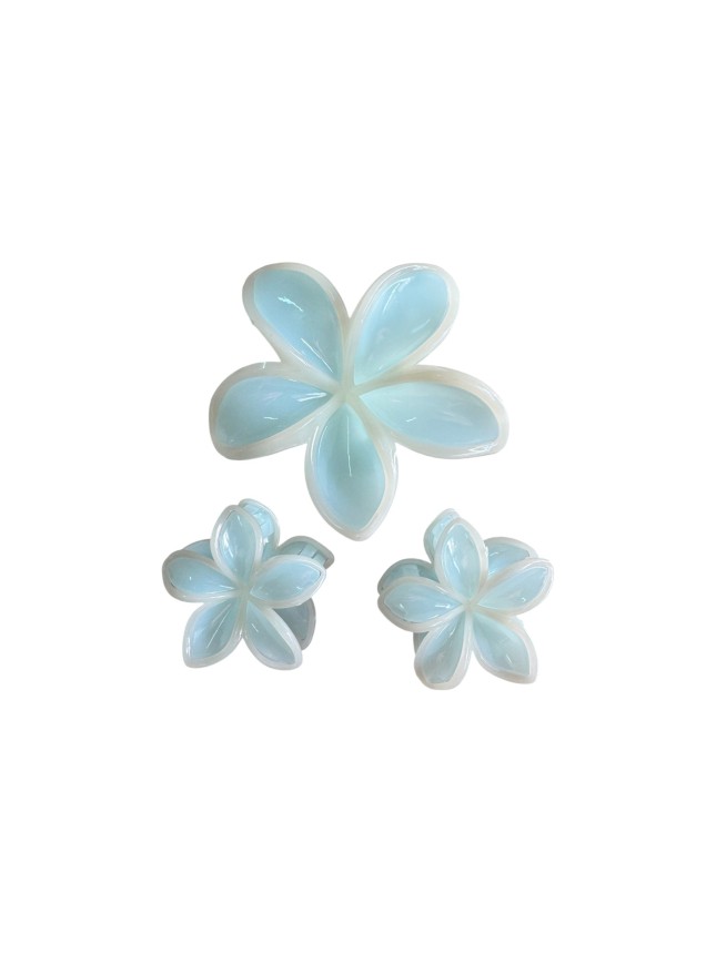 Ro-Ro Accessories Κλάμερ Μαλλιών Λουλούδι 4-8cm Σετ 3τμχ  (02-0346)