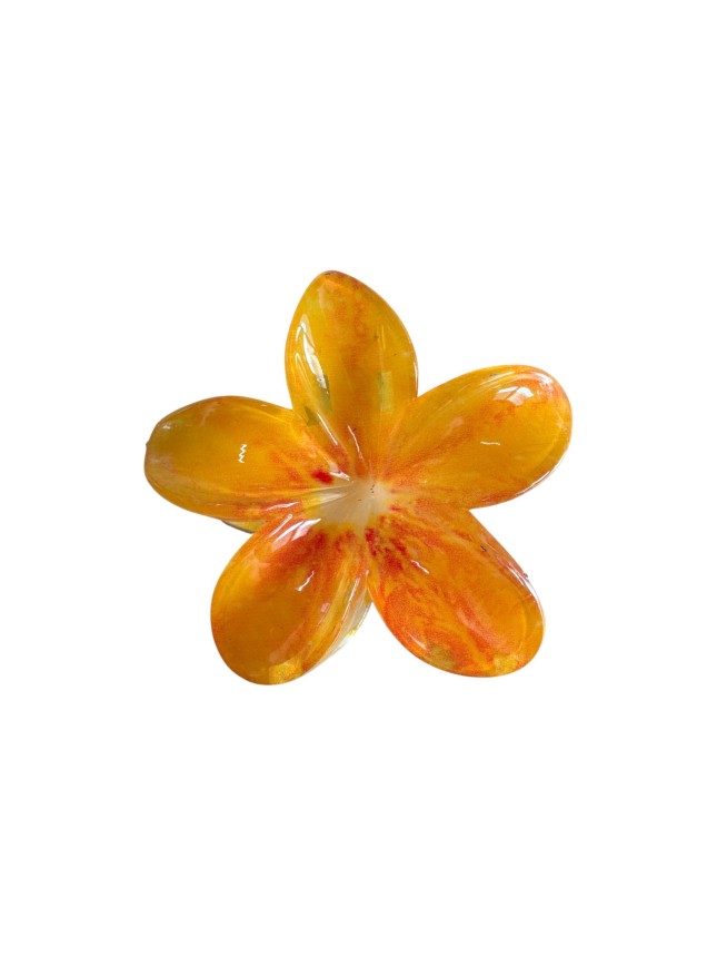 Ro-Ro Accessories Κλάμερ Μαλλιών Λουλούδι Χρώμα 7,5cm (02-0351)