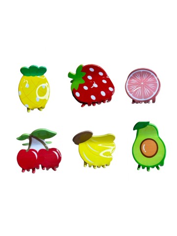 Ro-Ro Accessories Κλάμερ Mαλλιών Φρούτο (02-0385)