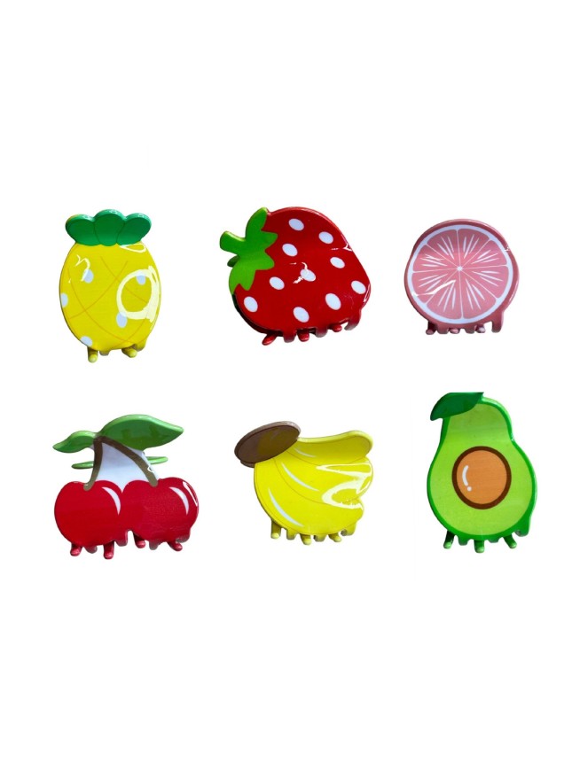 Ro-Ro Accessories Κλάμερ Mαλλιών Φρούτο (02-0385)