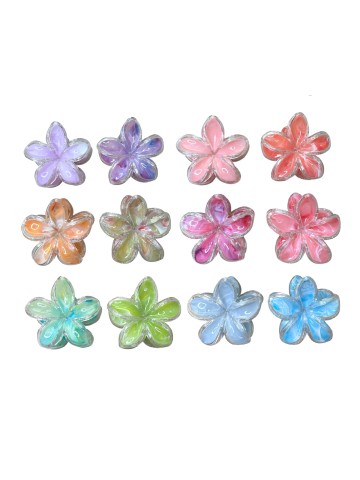 Ro-Ro Accessories Κλάμερ Μαλλιών Λουλούδι 8,5cm (02-0409)