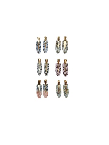  Ro-Ro Accessories Κλιπ μαλλιών backstage animal print σετ 2τμχ (11-0204)