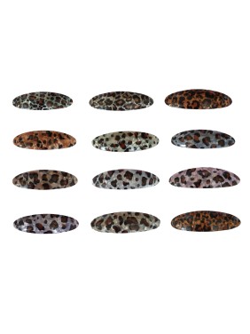 Ro-Ro Accessories Κλιπ μαλλιών με μπαρέτα animal print 9cm (11-0205) Ro-Ro Accessories Κλιπ μαλλιών με μπαρέτα animal print 9cm (11-0205)