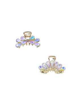 Ro-Ro Accessories Κλάμερ μαλλιών στρας ιριδίζον 5cm (13-0155) Ro-Ro Accessories Κλάμερ μαλλιών στρας ιριδίζον 5cm (13-0155)