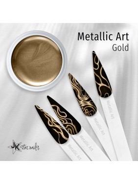 Gellie Metallic Art Gel Gold 18ml
