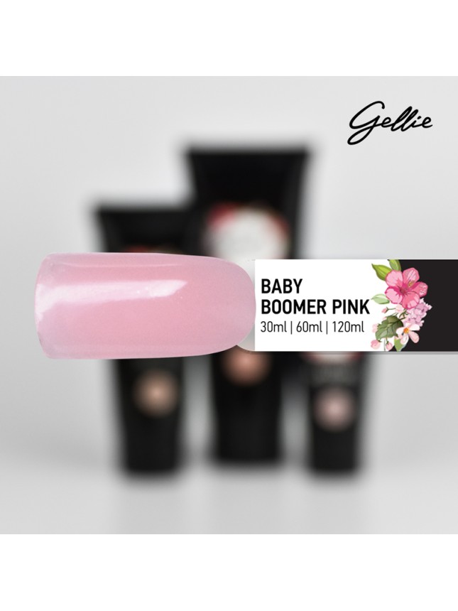 Gellie Acrygel Baby Boomer Pink 30ml - Thick Version