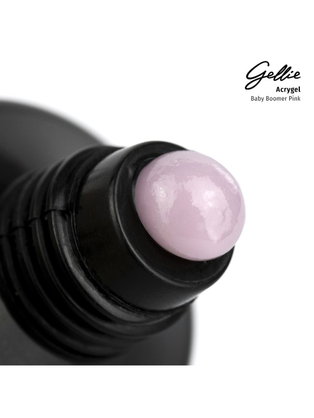 Gellie Acrygel Baby Boomer Pink 30ml - Thick Version