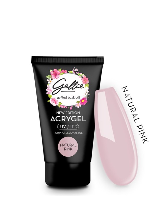 Gellie Acrygel Baby Natural Pink 30Ml - Thick Version