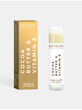 Bee Factor Lip Balm Vanilla με Βούτυρο Κακαό & Βιταμίνη Ε Bee Factor Lip Balm Vanilla με Βούτυρο Κακαό & Βιταμίνη Ε