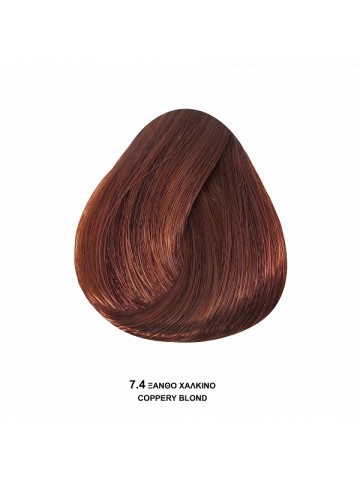 Bioshev Hair Color Cream Χωρίς Αμμωνία 7.44 Ξανθό Χάλκινο 100ml