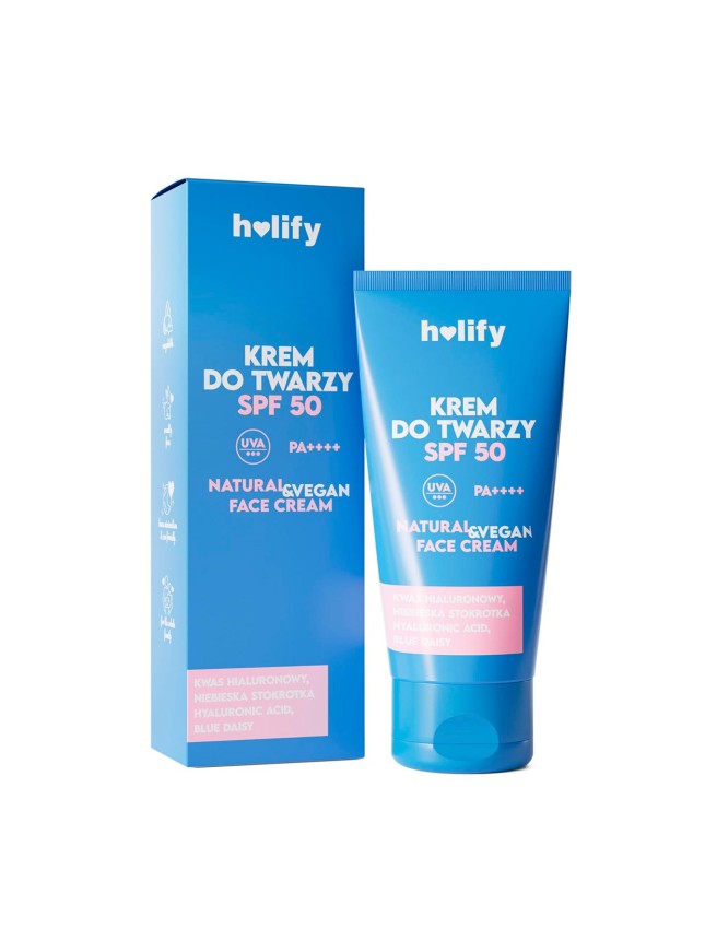 Holify Κρέμα Προσώπου SPF50 με Υαλουρονικό Οξύ (8003004)