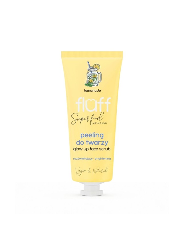 Fluff Glow Up Lemonade Brightening Face Scrub 75ml