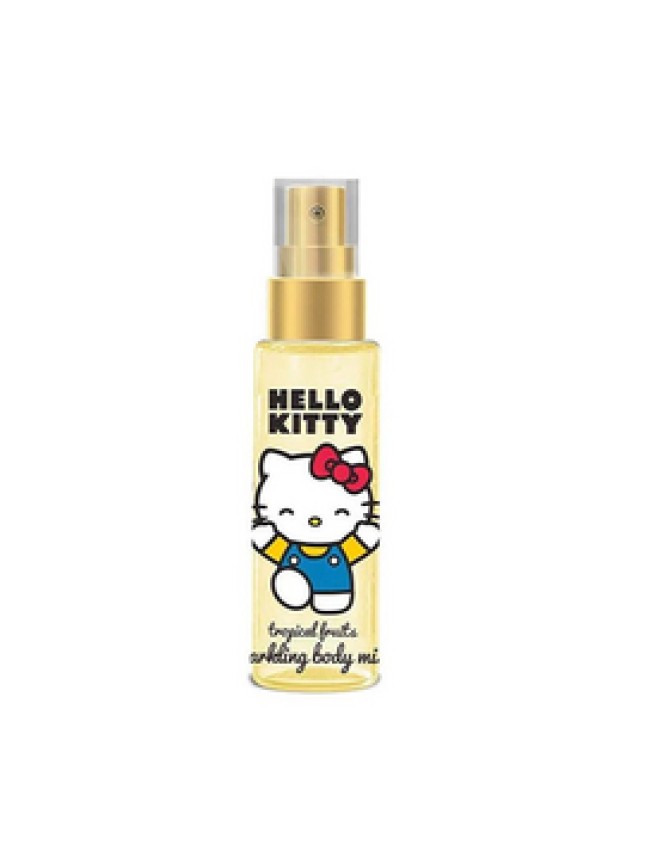 BI-ES Kid Hello Kitty Sparkling Body Mist Tropical Fruits Αρωματικό Σπρέι Σώματος με γκλίτερ Για Κορίτσια 100ml