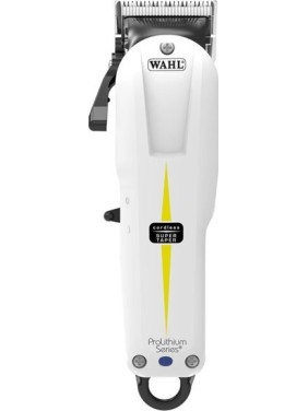 Wahl Professional Cordless Super Taper Επαγγελματική Κουρευτική Μηχανή Ρεύματος Λευκή