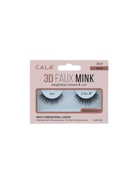 Cala Βλεφαρίδες 3D Faux Mink Lashes Noir