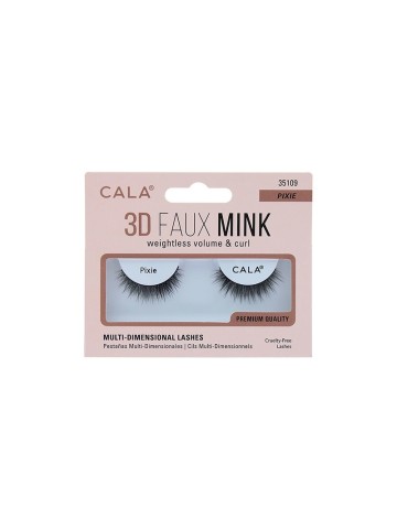 Cala Βλεφαρίδες 3D Faux Mink Lashes Pixie (E-35109)