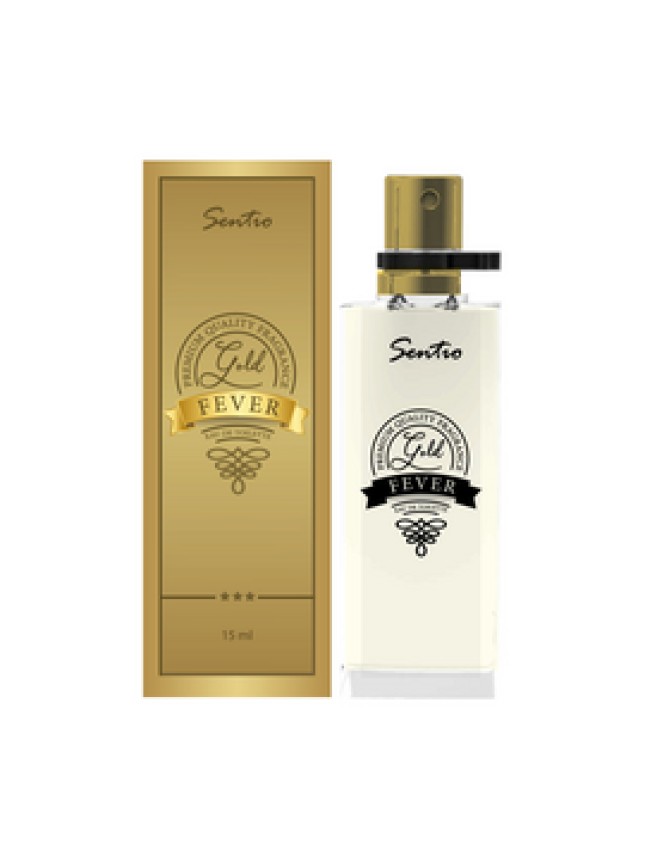 Sentio Eau de Toilette for Men 15ml - Gold Fever