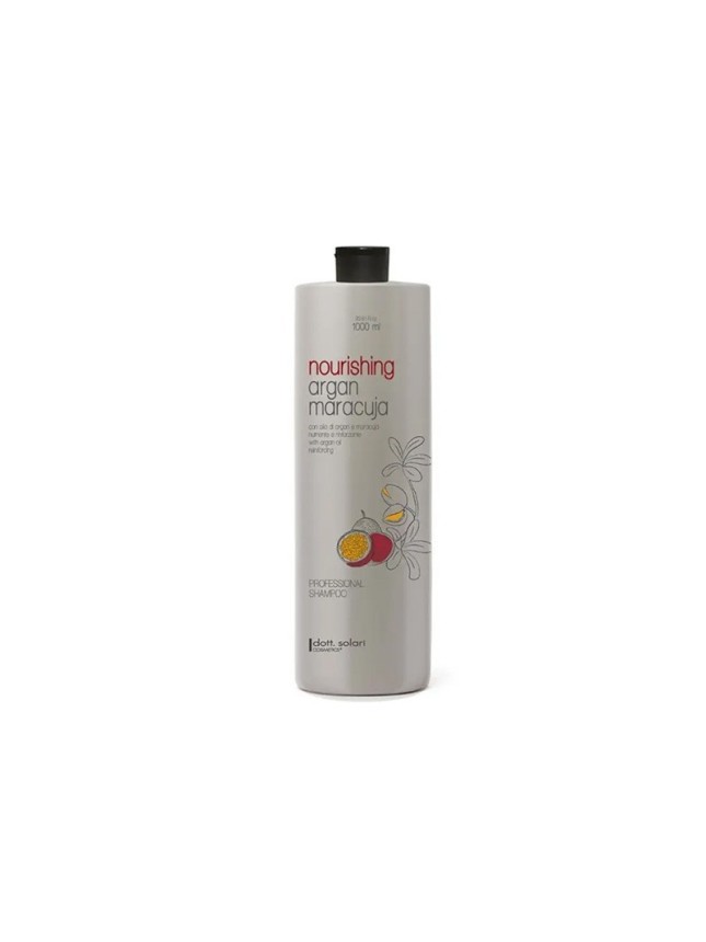 Dott. solari Σαμπουάν Θρέψης με Έλαιο Argan & Maracuja Για Αδύναμα & Λεπτά Μαλλιά 1lt (11001-4)