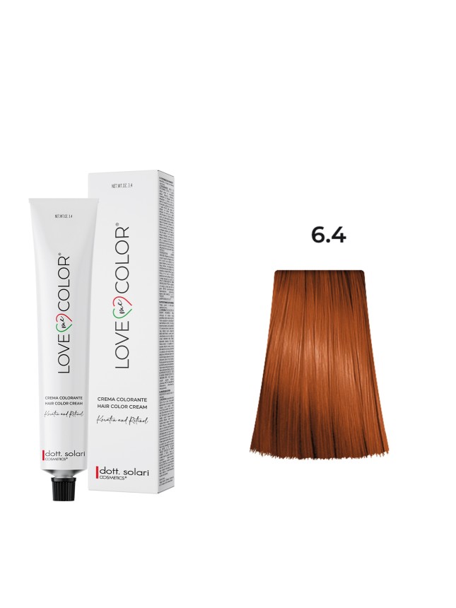 dott.Solari Love Me Color Βαφή μαλλιών 6.4 Ξανθό Σκούρο Χάλκινο - 100ml