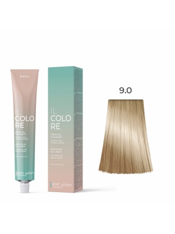 Dott.solari IL Colore Βαφή Μαλλιών Gel Xωρίς Αμμωνία No 9.0 Ξανθό Πολύ Ανοιχτό - 100ml