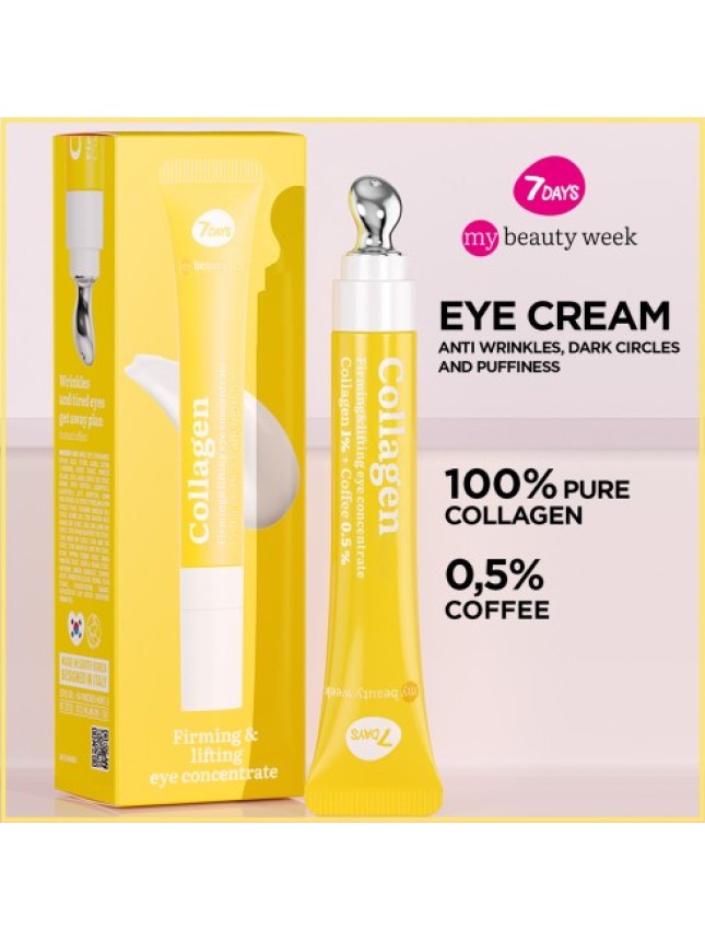 7DAYS 2in1 Firming & Lifting Eye Cream with Collagen & Coffee 18ml