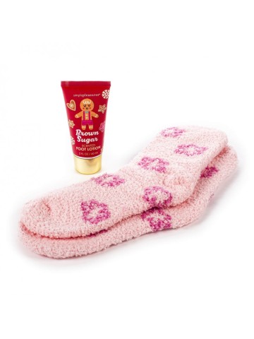  Simplepleasures Σετ δώρου  λοσιόν ποδιών & κάλτσες  SUGAR FROSTED LAND