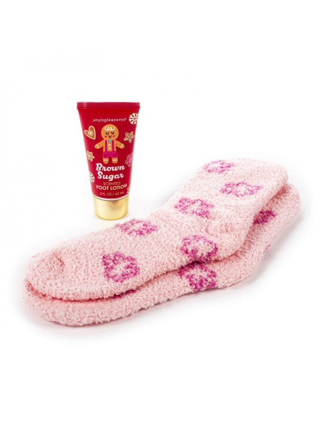  Simplepleasures Σετ δώρου  λοσιόν ποδιών & κάλτσες  SUGAR FROSTED LAND