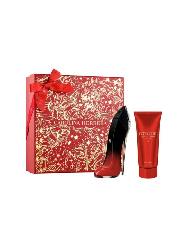 Carolina Herrera Very Good Girl Elixir Eau De Parfum 80ml & Body Lotion 100ml Gift Set 