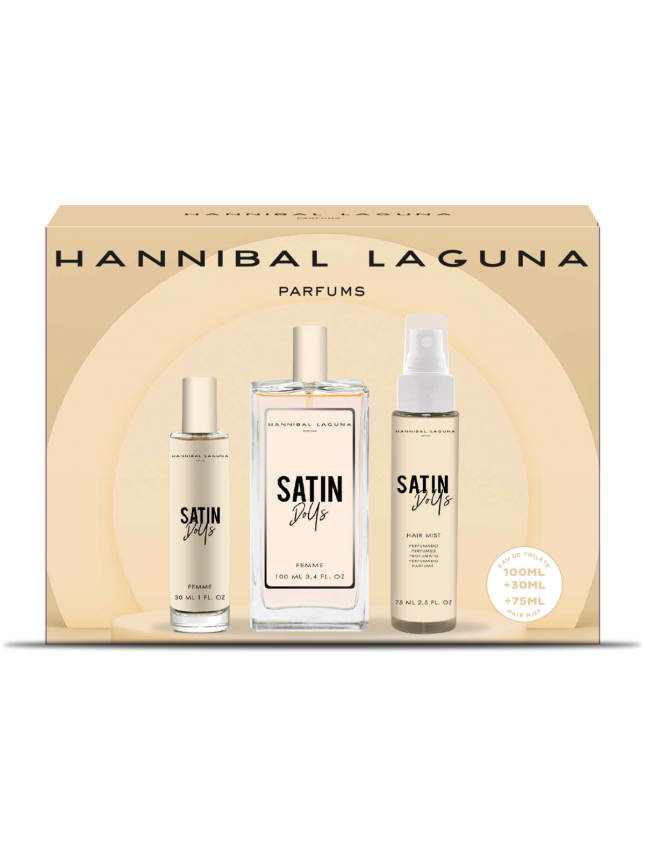 Saphir Parfums HANNIBAL LAGUNA ΓΥΝΑΙΚΕΙΟ ΣΕΤ SATIN DOLLS EDT 100 ML + 30 ML + HAIR MIST 75 ML
