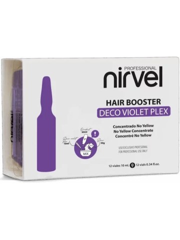Nirvel Hair Booster Deco Violet Plex Αμπούλες Μαλλιών Ενίσχυσης Χρώματος 