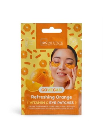 IDC Institute Go Vegan Refreshing Orange Vitamin C Eye Patches (90662)