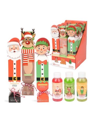 IDC Institute Christmas Elf Shower Gel Gingerbread Spice Αφρόλουτρο 45ml Χριστουγεννιάτικο Μπισκότο (42375)
