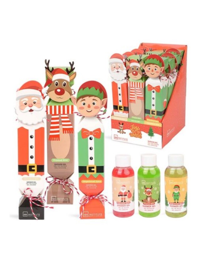IDC Institute Christmas Elf Shower Gel Gingerbread Spice Αφρόλουτρο 45ml Χριστουγεννιάτικο Μπισκότο (42375)