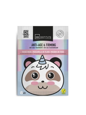 IDC Institute Vegan Cute Animals Animated Mask Μάσκα Προσώπου Panda Εκτύπωση σε Πανί Anti Age & Firming Αντιρυτιδική & Συσφικτική 