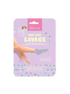 IDC Institute Foot Sock Savage Ενυδατική Μάσκα Κάλτσα Ποδιών με Βούτυρο Καριτέ (11133)