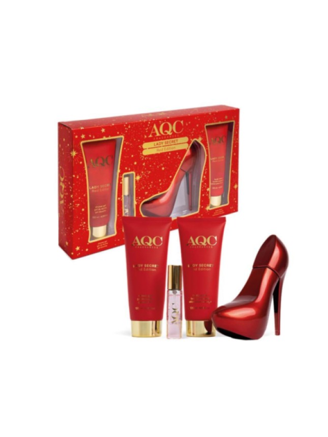 AQC Fragraces Lady Secret Red Edition Perfume Set 4pcs (44024)