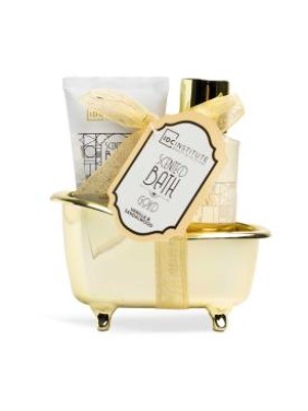IDC Scented Bath Gold Mini Bath Tube Vanilla & Sandalwood (42252)