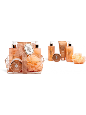 IDC Institute Scented Bath Bronze Metallic Set Orange & Cinnamon (42273)