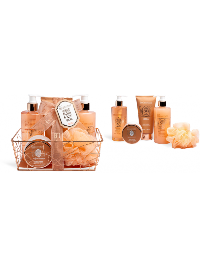 IDC Institute Scented Bath Bronze Metallic Set Orange & Cinnamon (42273) IDC Institute Scented Bath Bronze Metallic Set Orange & Cinnamon (42273)
