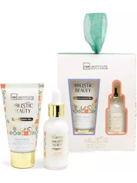 IDC Institute Holistic Beauty Lotus & White Tea Duo Set – Face Cream 50ml & Face Serum 30ml (42217)